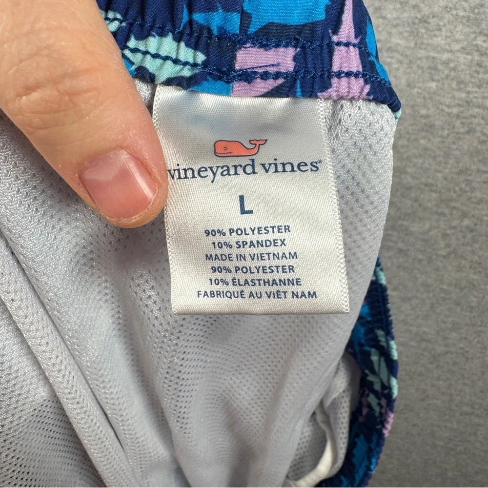 Vineyard Vines Men’s Swim Trunks With Colorful‎ Shark Design